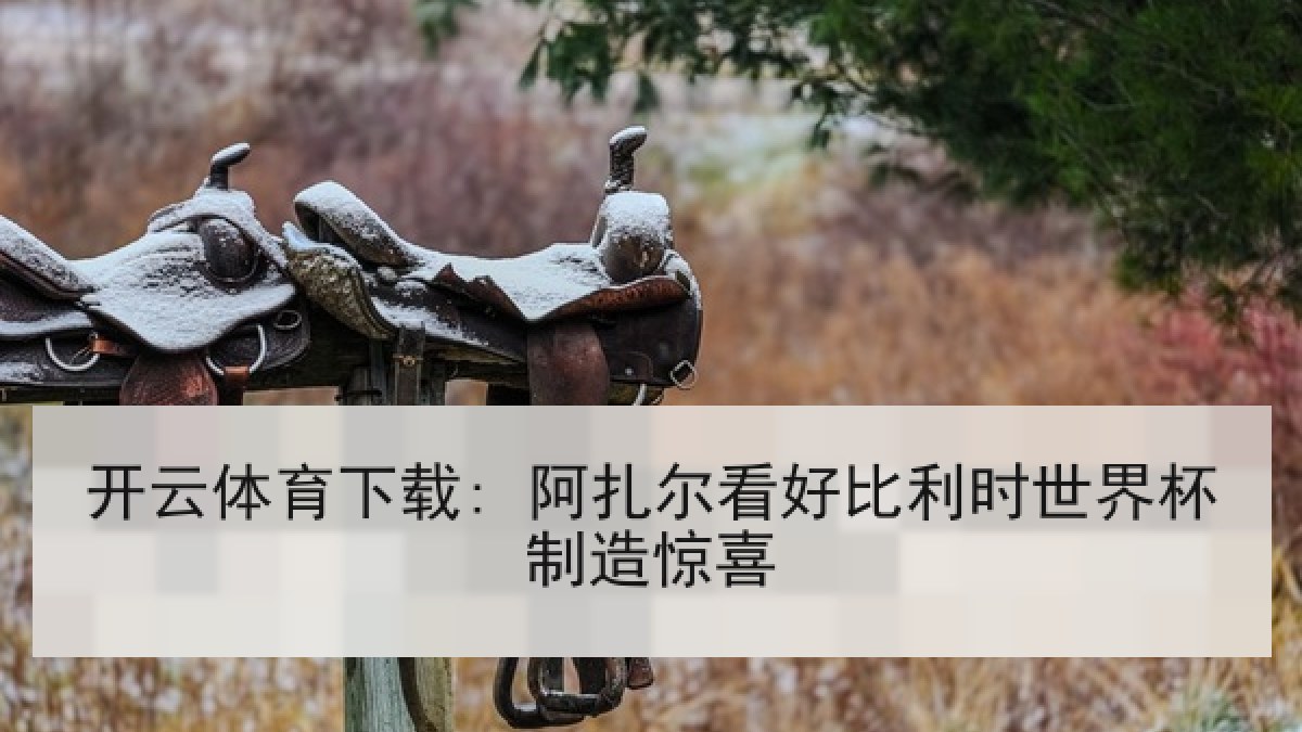 开云体育下载: 阿扎尔看好比利时世界杯制造惊喜